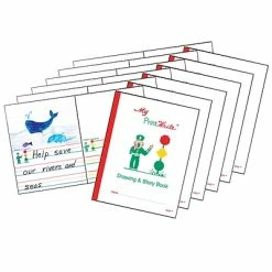 Best Pirce 😉 Kurtz Bros Art Paper & Rolls PrintWrite® Story Book, 8.5" X 11", 32 Pages, Pack Of 12 (KB-02155-12) 💯