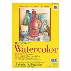 Buy ❤️ Craft Papers Strathmore 300 Series Watercolor Paper 9 In. X 12 In. Pad Of 12 Wire Bound [Pack Of 2] (2PK-360-9-1) ❤️