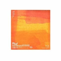 Coupon 😉 Craft Papers Global Art Fluid Cold Press Watercolor Paper 8" X 8" Block Pack Of 2 (98787-Pk2) 😀