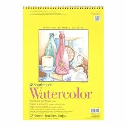 Outlet 👍 Craft Papers Strathmore 300 Series Watercolor Paper 11 In. X 15 In. Pad Of 12 Wire Bound [Pack Of 2] (2PK-360-11-1) ✔️