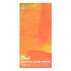 Deals ⭐ Craft Papers Global Art Fluid Cold Press Watercolor Paper, 4" X 8", Block, 3/Pack (98784-Pk3) ✔️