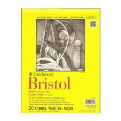 Cheap 🤩 Craft Papers Strathmore 300 Series Bristol Vellum 9 In. X 12 In. [Pack Of 2] (2PK-342-109-1) 🛒