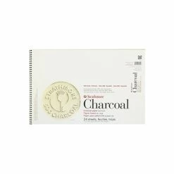 Discount 🥰 Art Paper & Rolls Strathmore 500 Series Charcoal Paper Pads White 12 In. X 18 In. (560-2-1) 😀