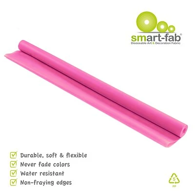 Hot Sale 🛒 Smart-Fab® Rolls Smart Fab Disposable Art & Decoration Fabric, Dark Pink, 48" X 40' Roll (SMF1U384804064) 😀 - Image 4